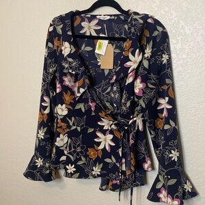 Blu Pepper Floral Blouse
